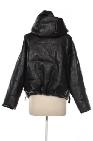 Дамско кожено яке Zara, Размер M, Цвят Черен, Цена 41,00 лв.