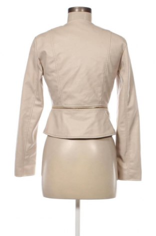 Γυναικείο δερμάτινο μπουφάν Zara, Μέγεθος S, Χρώμα  Μπέζ, Τιμή 20,97 €
