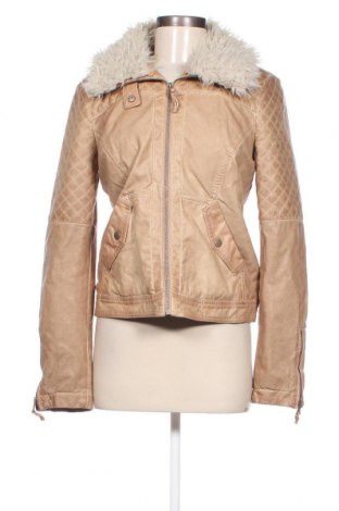 Damen Lederjacke Zara Trafaluc, Größe XL, Farbe Beige, Preis € 32,38