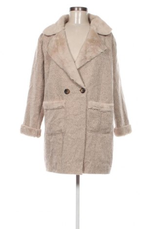 Дамско палто, Размер M, Цвят Бежов, Цена 50,29 лв.