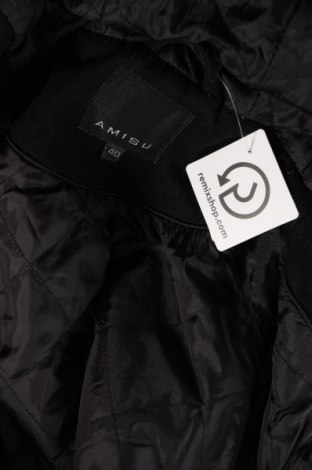 Γυναικείο παλτό Amisu, Μέγεθος M, Χρώμα Μαύρο, Τιμή 31,11 €