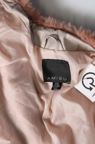Дамско палто Amisu, Размер M, Цвят Розов, Цена 70,17 лв.