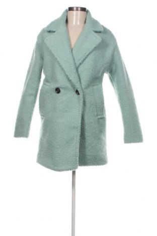 Дамско палто Bershka, Размер XS, Цвят Син, Цена 27,82 лв.