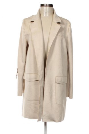 Γυναικείο παλτό Bershka, Μέγεθος M, Χρώμα  Μπέζ, Τιμή 23,75 €