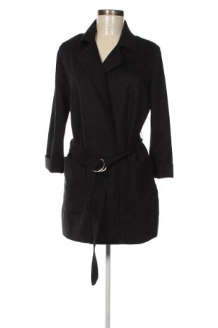 Дамско палто Bershka, Размер M, Цвят Черен, Цена 35,20 лв.