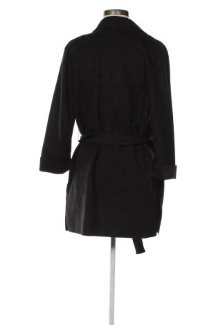 Дамско палто Bershka, Размер M, Цвят Черен, Цена 18,56 лв.