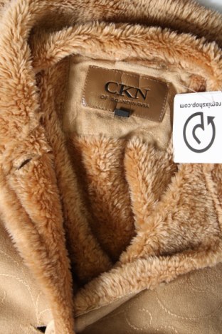 Дамско палто CKN Of Scandinavia, Размер S, Цвят Бежов, Цена 22,20 лв.