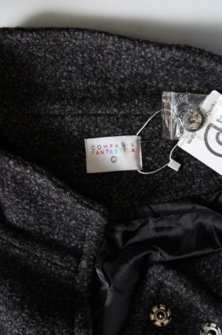 Γυναικείο παλτό Compania Fantastica, Μέγεθος L, Χρώμα Γκρί, Τιμή 13,88 €