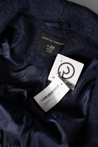 Γυναικείο παλτό Dorothy Perkins, Μέγεθος 4XL, Χρώμα Μπλέ, Τιμή 53,20 €