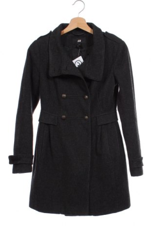 Γυναικείο παλτό H&M, Μέγεθος XS, Χρώμα Γκρί, Τιμή 37,76 €