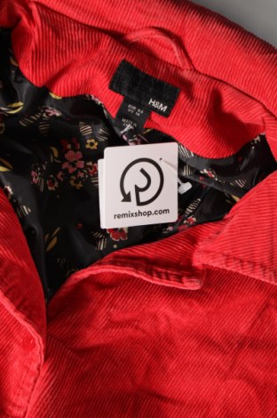 Palton de femei H&M, Mărime XL, Culoare Roșu, Preț 105,27 Lei