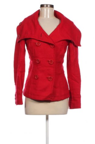 Дамско палто H&M Divided, Размер XS, Цвят Червен, Цена 35,31 лв.