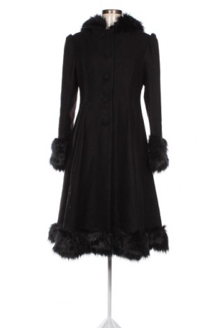 Γυναικείο παλτό Hell Bunny, Μέγεθος M, Χρώμα Μαύρο, Τιμή 31,36 €