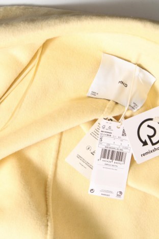 Palton de femei Mango, Mărime S, Culoare Galben, Preț 369,48 Lei