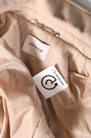 Γυναικείο παλτό Orsay, Μέγεθος L, Χρώμα  Μπέζ, Τιμή 39,05 €