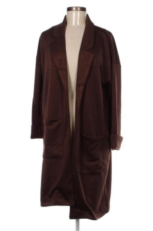 Γυναικείο παλτό Pieces, Μέγεθος L, Χρώμα Καφέ, Τιμή 37,95 €
