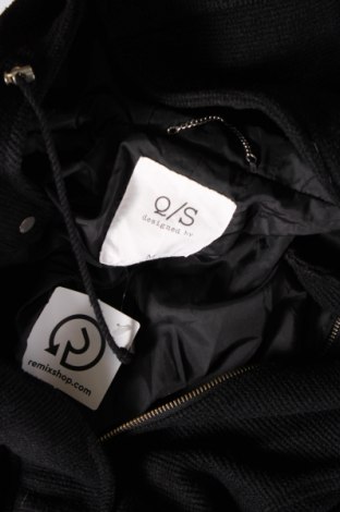 Дамско палто Q/S by S.Oliver, Размер M, Цвят Черен, Цена 40,50 лв.