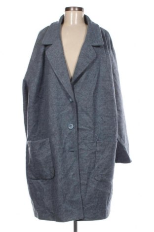 Γυναικείο παλτό Ulla Popken, Μέγεθος 3XL, Χρώμα Μπλέ, Τιμή 53,81 €