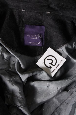 Дамско палто Violeta by Mango, Размер L, Цвят Черен, Цена 41,20 лв.