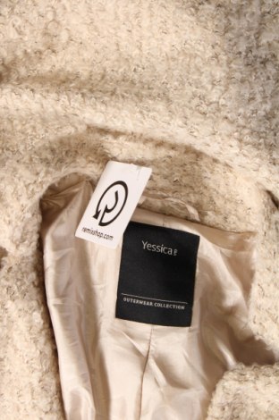 Γυναικείο παλτό Yessica, Μέγεθος M, Χρώμα Εκρού, Τιμή 31,11 €