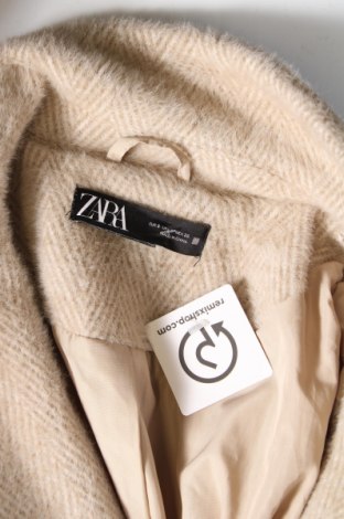 Palton de femei Zara, Mărime S, Culoare Bej, Preț 145,39 Lei