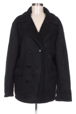Дамско палто Zara, Размер XL, Цвят Черен, Цена 40,12 лв.