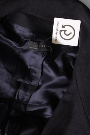 Дамско палто Zara, Размер S, Цвят Син, Цена 23,12 лв.