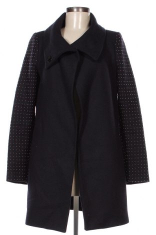 Palton de femei Zara, Mărime S, Culoare Albastru, Preț 89,47 Lei