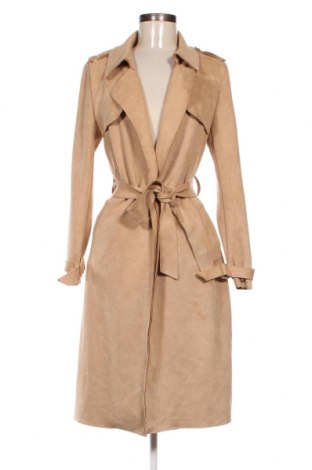 Dámský kabát  Zara, Velikost S, Barva Béžová, Cena  526,00 Kč