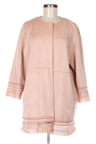 Дамско палто Zara, Размер L, Цвят Розов, Цена 33,00 лв.