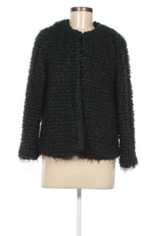 Дамско палто Zara, Размер M, Цвят Зелен, Цена 32,89 лв.