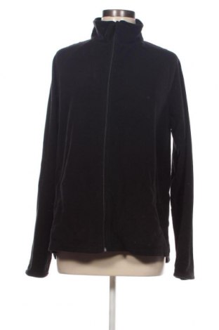 Γυναικεία ζακέτα fleece Janina, Μέγεθος XL, Χρώμα Μαύρο, Τιμή 14,47 €