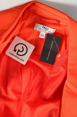 Дамско сако Dorothy Perkins, Размер M, Цвят Оранжев, Цена 49,60 лв.