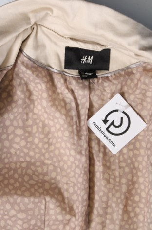 Дамско сако H&M, Размер S, Цвят Бежов, Цена 21,12 лв.