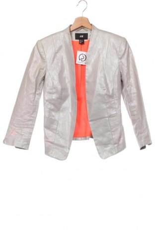 Γυναικείο σακάκι H&M, Μέγεθος XS, Χρώμα  Μπέζ, Τιμή 15,28 €