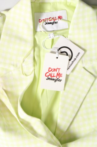 Γυναικείο σακάκι Jennyfer, Μέγεθος L, Χρώμα Πράσινο, Τιμή 16,60 €