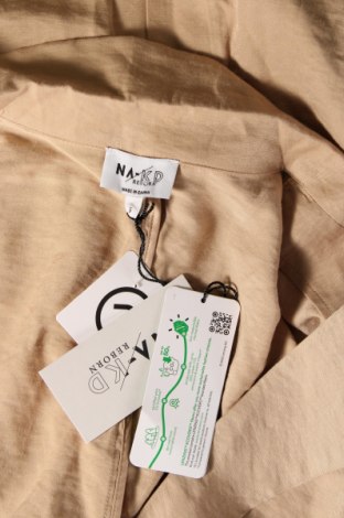 Γυναικείο σακάκι NA-KD, Μέγεθος S, Χρώμα  Μπέζ, Τιμή 14,12 €