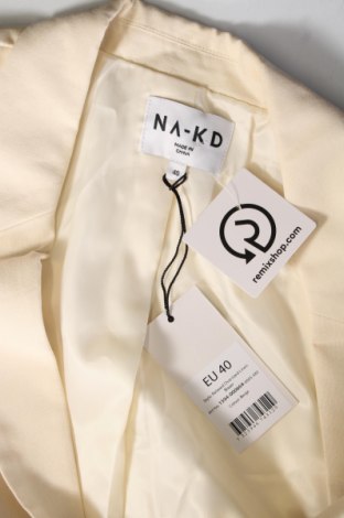 Дамско сако NA-KD, Размер M, Цвят Екрю, Цена 41,10 лв.