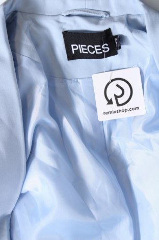 Γυναικείο σακάκι Pieces, Μέγεθος S, Χρώμα Μπλέ, Τιμή 30,32 €