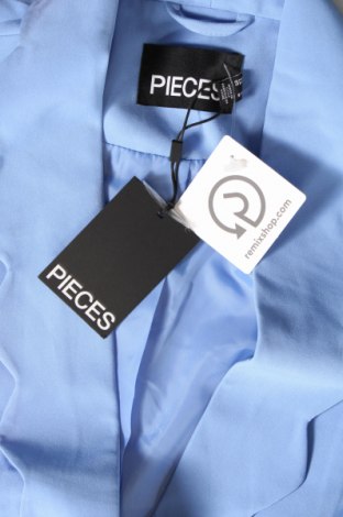 Γυναικείο σακάκι Pieces, Μέγεθος M, Χρώμα Μπλέ, Τιμή 47,94 €