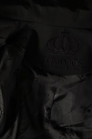 Γυναικείο σακάκι Pompoos Design By Harald Gloockler, Μέγεθος L, Χρώμα Μαύρο, Τιμή 27,96 €