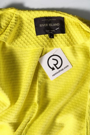 Γυναικείο σακάκι River Island, Μέγεθος XS, Χρώμα Κίτρινο, Τιμή 20,88 €