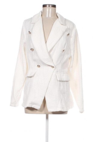 Γυναικείο σακάκι SHEIN, Μέγεθος XL, Χρώμα Λευκό, Τιμή 16,33 €