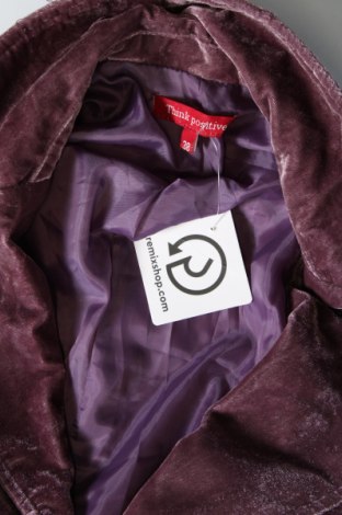 Γυναικείο σακάκι Think Positive, Μέγεθος M, Χρώμα Βιολετί, Τιμή 15,52 €