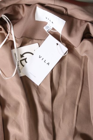 Γυναικείο σακάκι VILA, Μέγεθος M, Χρώμα  Μπέζ, Τιμή 9,59 €