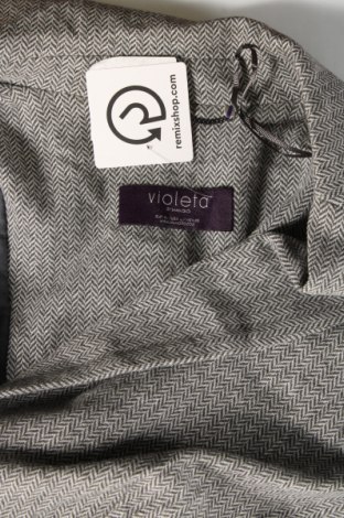 Дамско сако Violeta by Mango, Размер XL, Цвят Сив, Цена 22,00 лв.