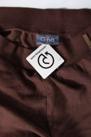 Γυναικείο αθλητικό παντελόνι Gina, Μέγεθος M, Χρώμα Καφέ, Τιμή 6,10 €
