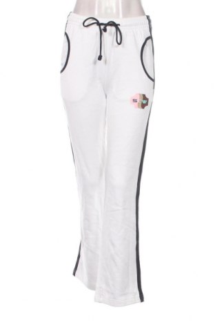 Γυναικείο αθλητικό παντελόνι Lady M, Μέγεθος S, Χρώμα Λευκό, Τιμή 6,24 €