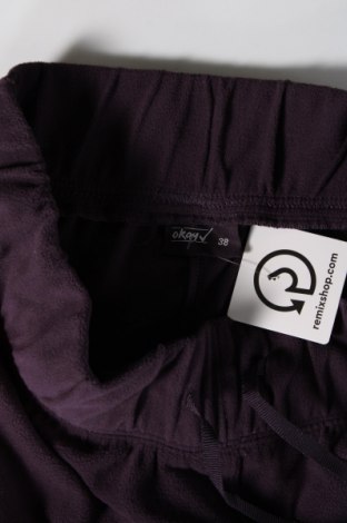 Γυναικείο αθλητικό παντελόνι Okay, Μέγεθος M, Χρώμα Βιολετί, Τιμή 4,66 €
