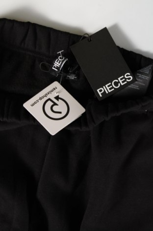 Γυναικείο αθλητικό παντελόνι Pieces, Μέγεθος L, Χρώμα Μαύρο, Τιμή 5,93 €